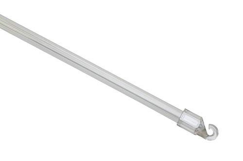 Gardinia Solid Wendestab Jalousie Glasklar 75 cm Kunststoff