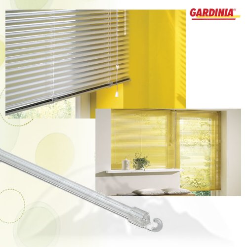 Gardinia Solid Wendestab Jalousie Glasklar 75 cm Kunststoff