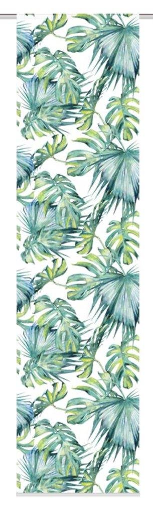 Home Fashion Schiebegardine Jungle Schiebevorhang 245x60 grün blickdicht