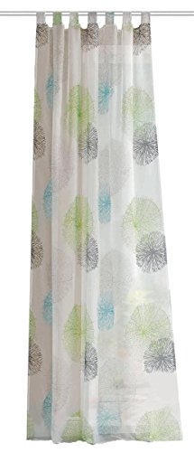 Home Fashion Rawlins Schlaufenschal 225x140 cm Grün bedruckt