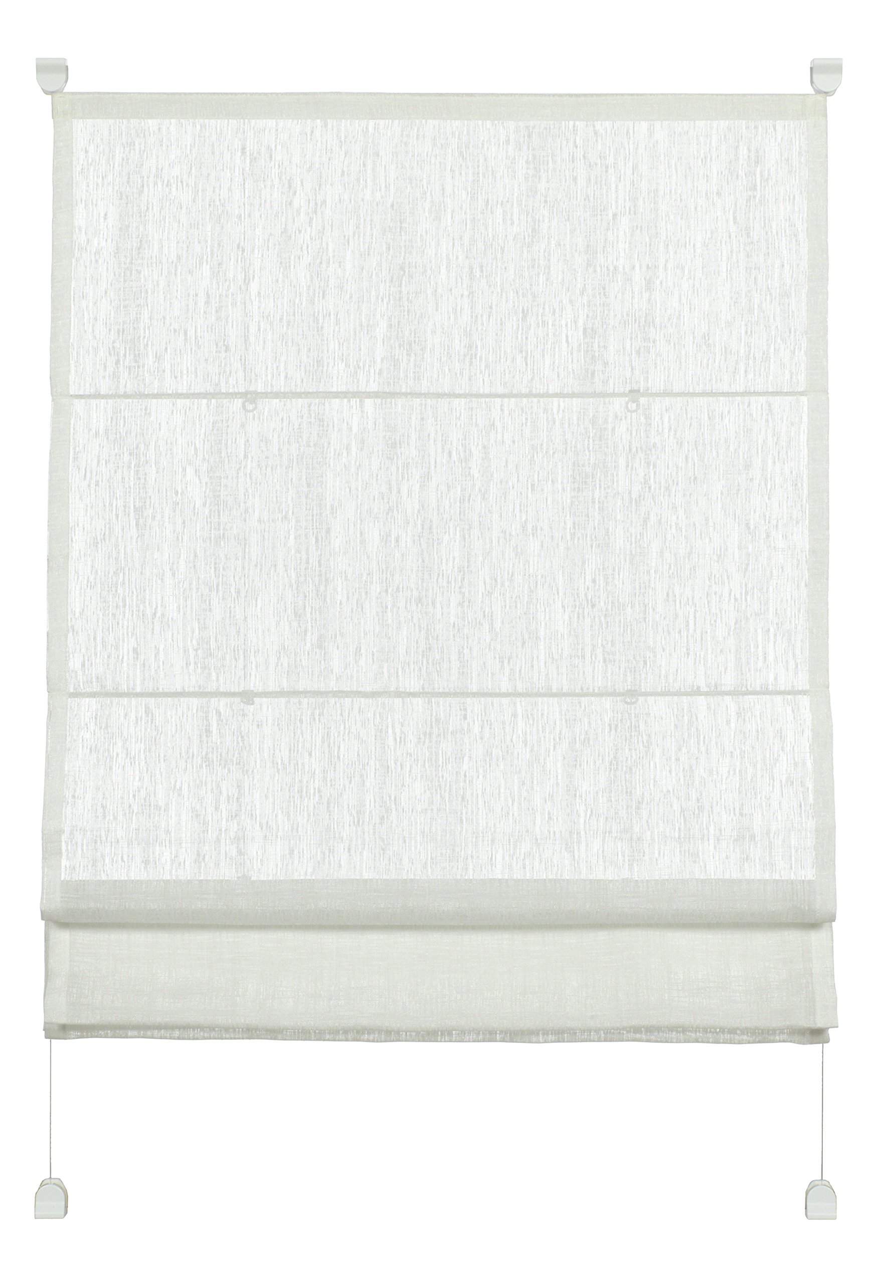 Gardinia Easyfix Raffrollo 90x140 Weiß Transparent 33924