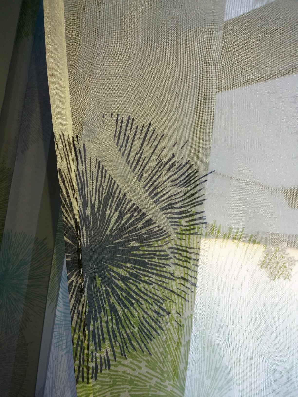 Home Fashion Rawlins Schlaufenschal 225x140 cm Grün bedruckt