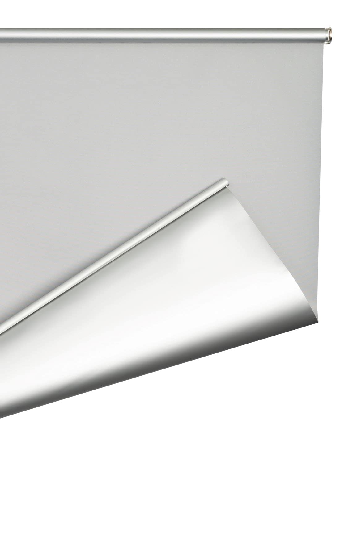 K-Home Springrollo Mittelzugrollo Grau 35x150 cm