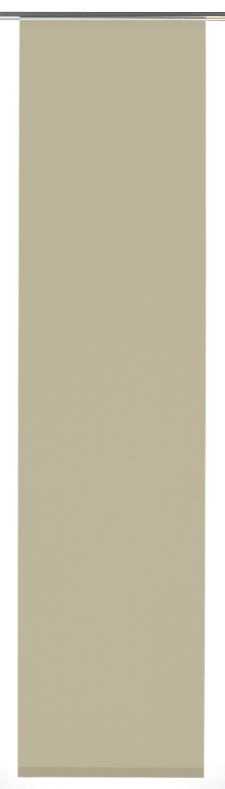 Gardinia Solid Flächenvorhang Entry Grau 60x245 cm Sichtschutz