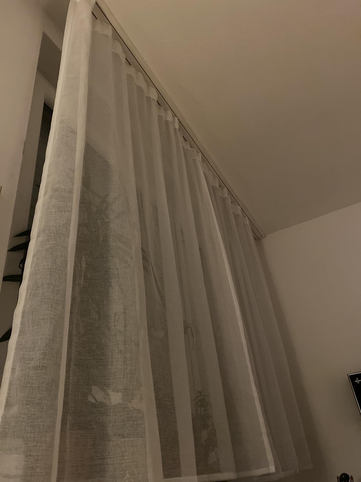 Topfinel Gardinen Vorhänge Voile Weiß 140x245 cm 2er Set