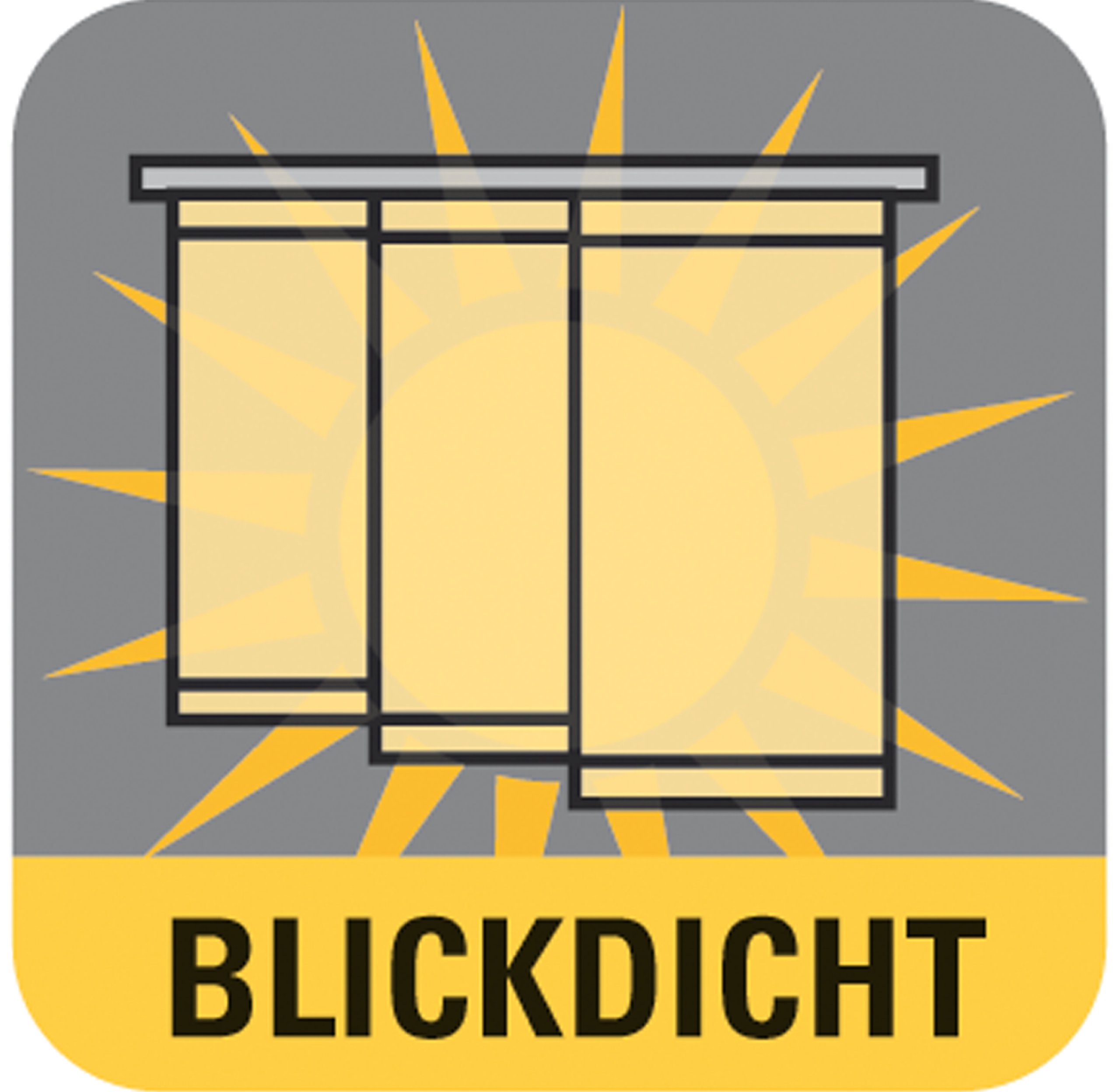 GARDINIA Solid Flächenvorhang 60x245 cm Weiß Polyester