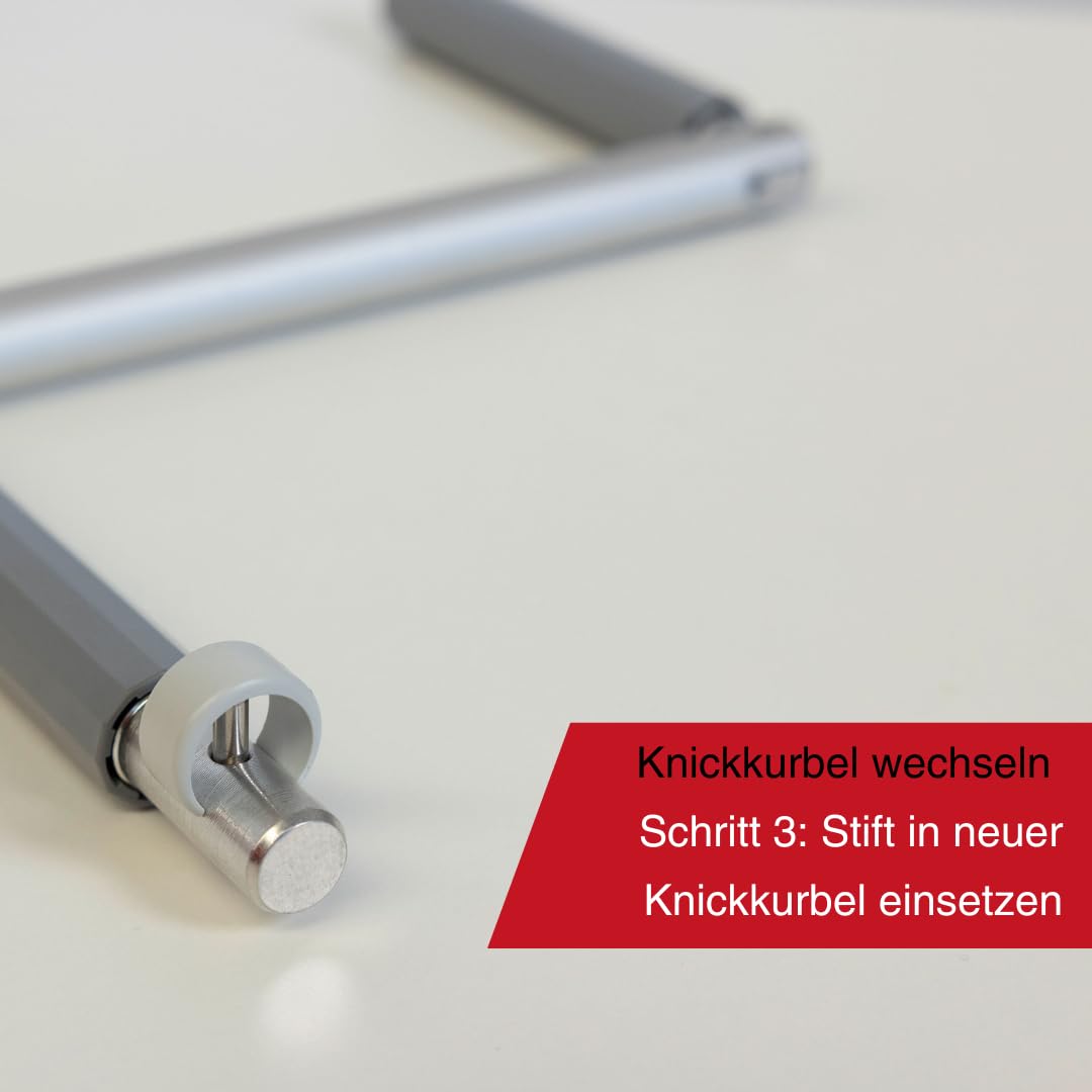 WAREMA Terrea Knickkurbel Raffstore-Kurbel 14 cm Aluminium