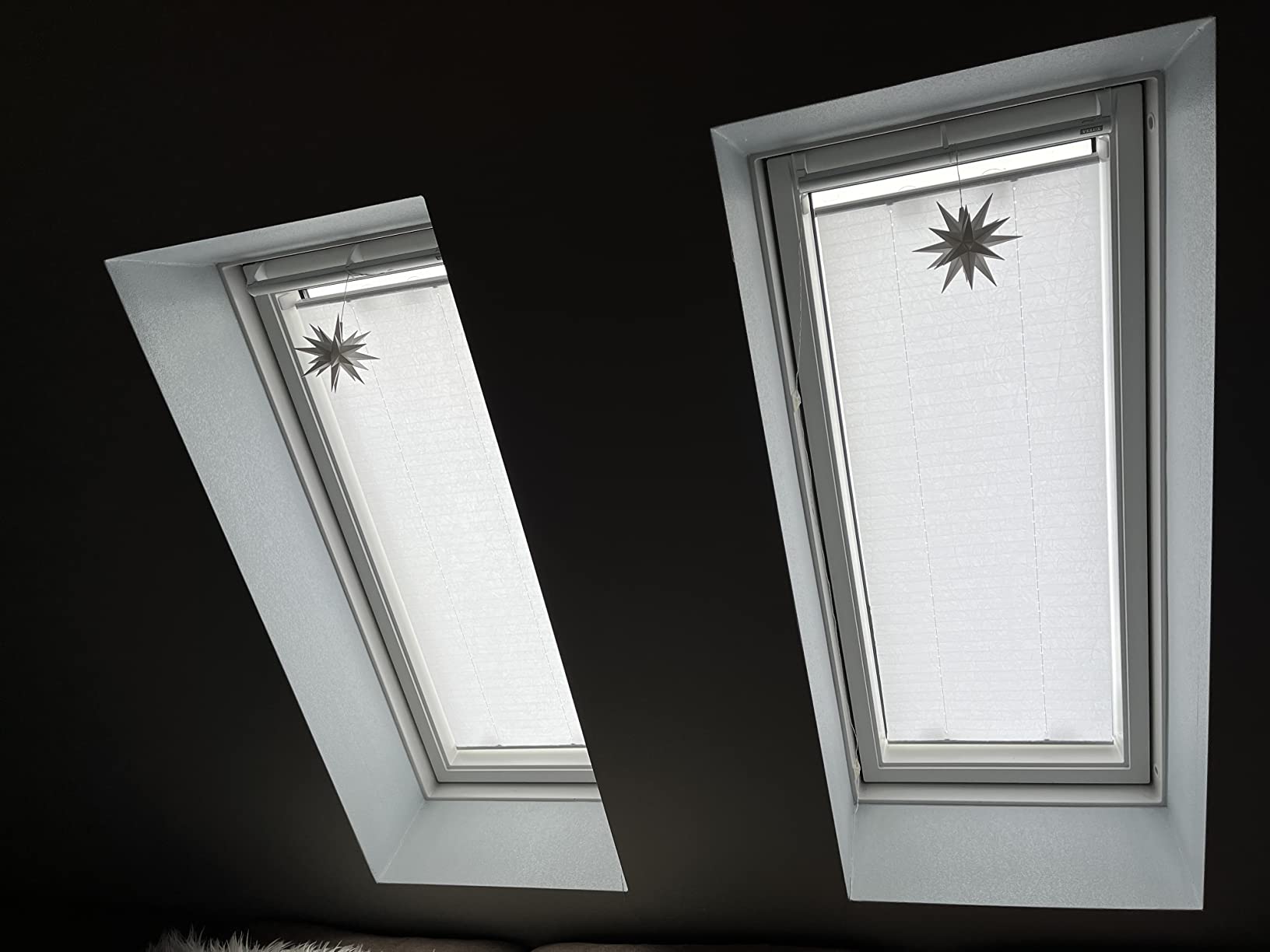 GARDINIA Solo Plissee Grau 47,3x100 cm Dachfenster