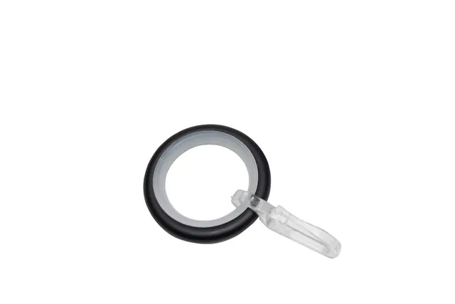 Gardinia Industrial Home Gardinenringe 16mm 10St schwarz-matt