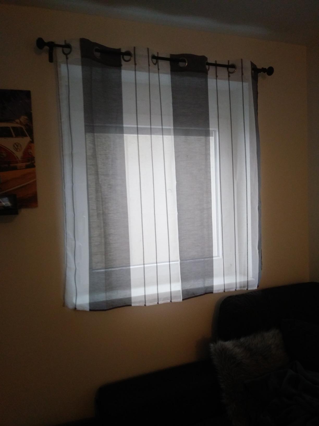 Topfinel Gardinen Vorhänge Ösen Grün 140x240 cm 2er Set