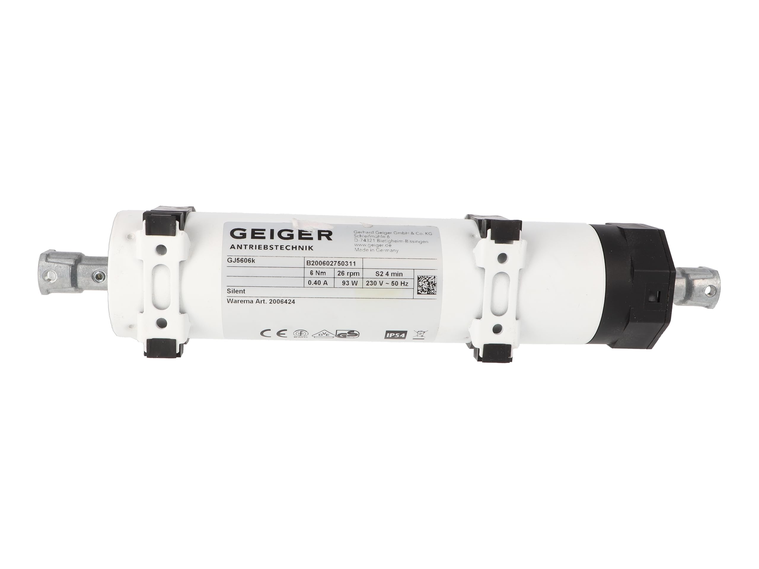 WAREMA Terrea Raffstore-Motor GJ5606K 6 Nm 230V