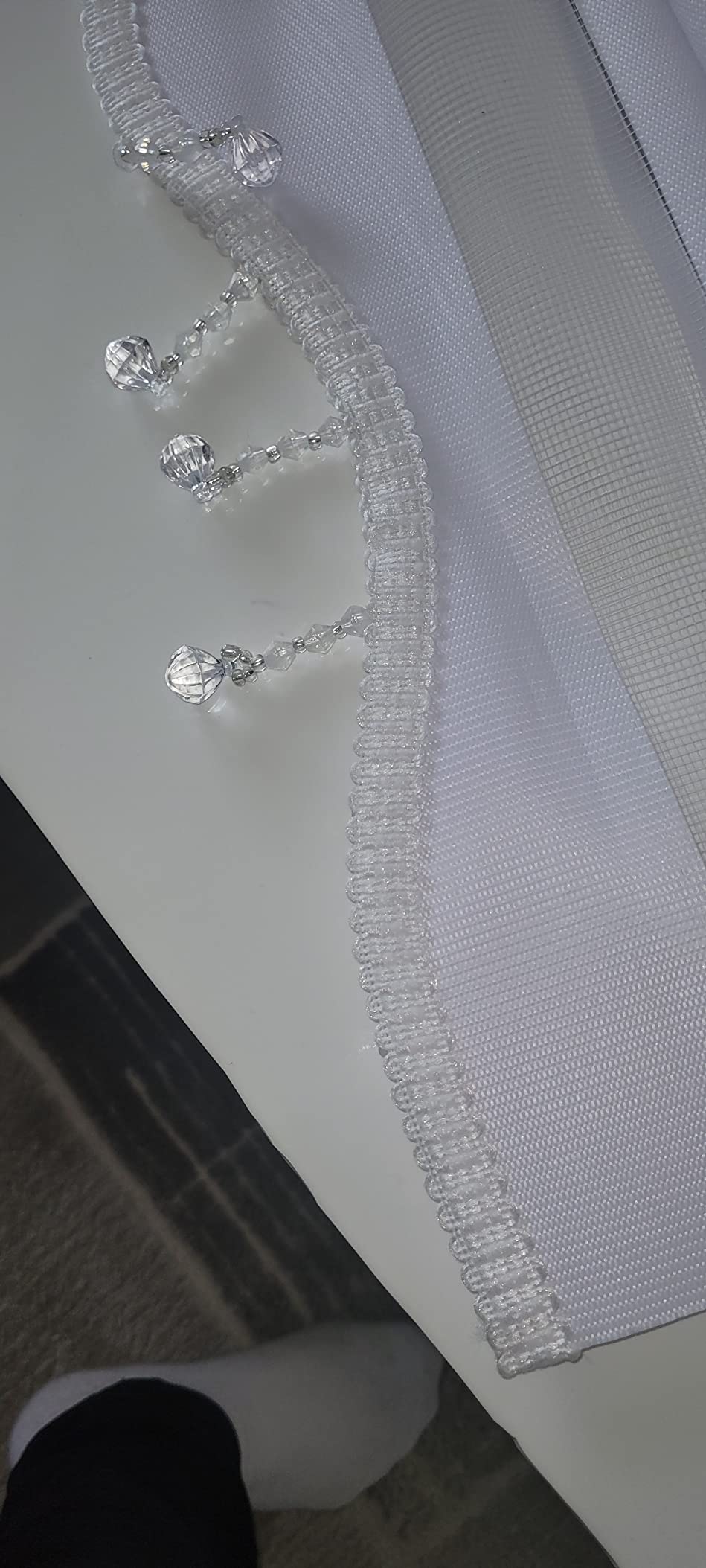 Brillant Doppelrollo Klemmfix Weiß 50 x 200 cm blickdicht
