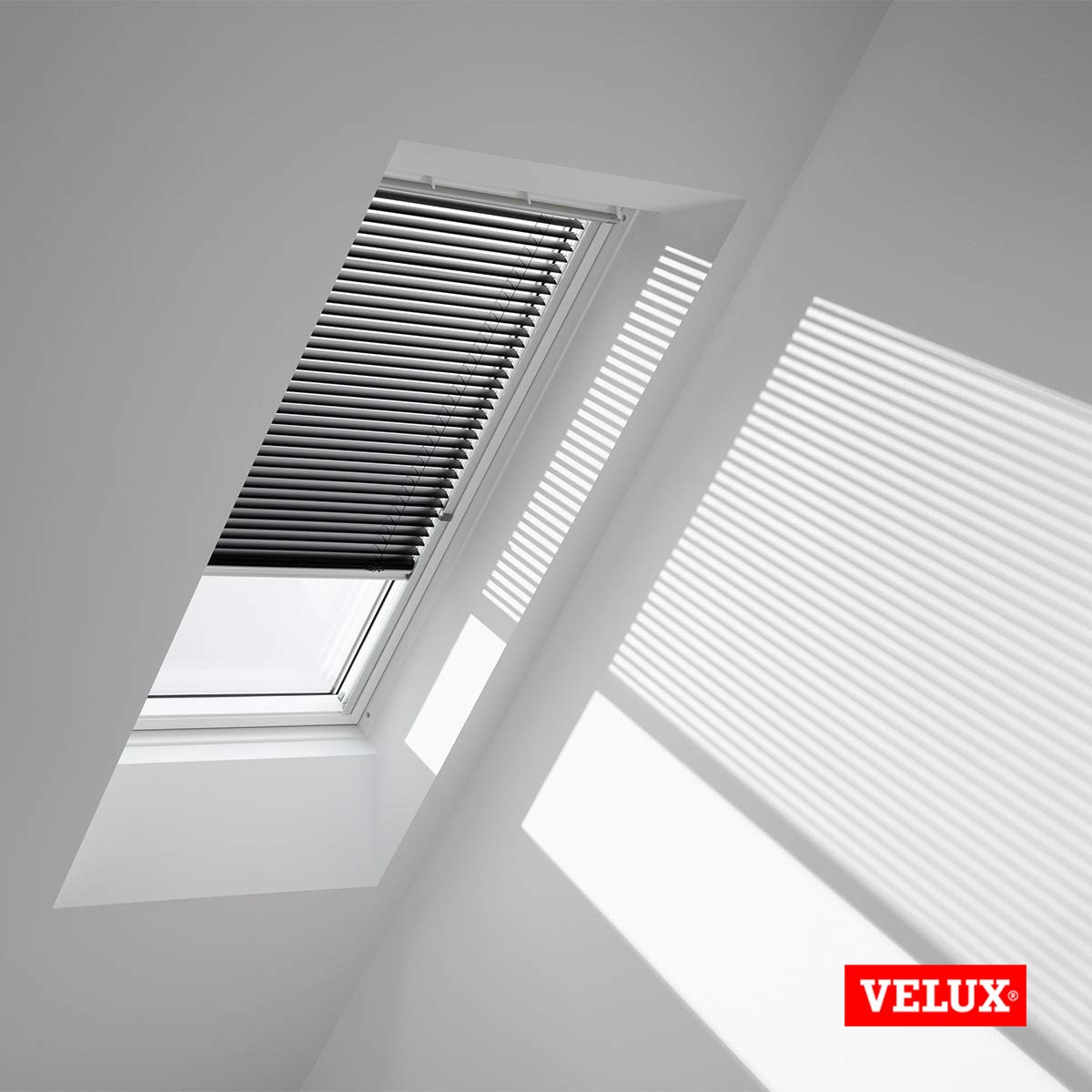 VELUX Jalousien CK02 Jalousie Schwarz Matt Grau