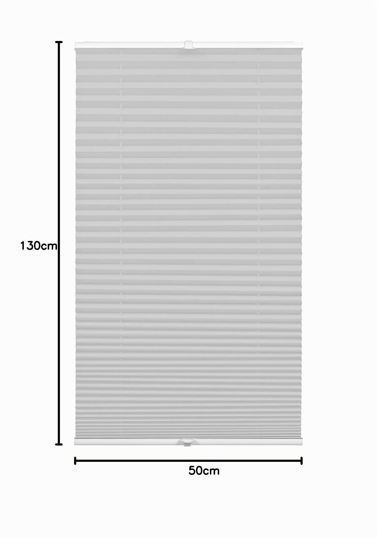 Gardinia Concept Plissee Tageslicht 50x130 cm grau