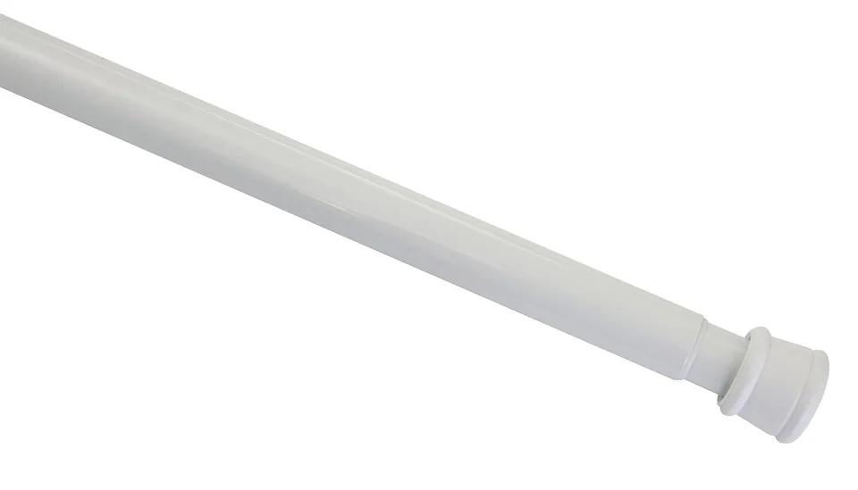 GARDINIA Denver Spannstange weiß 130-220 cm Metall