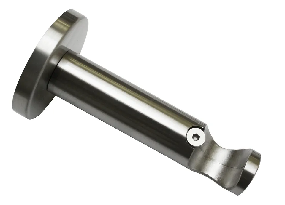 Gardinia Chicago Träger offen 20 mm Edelstahloptik 8 cm