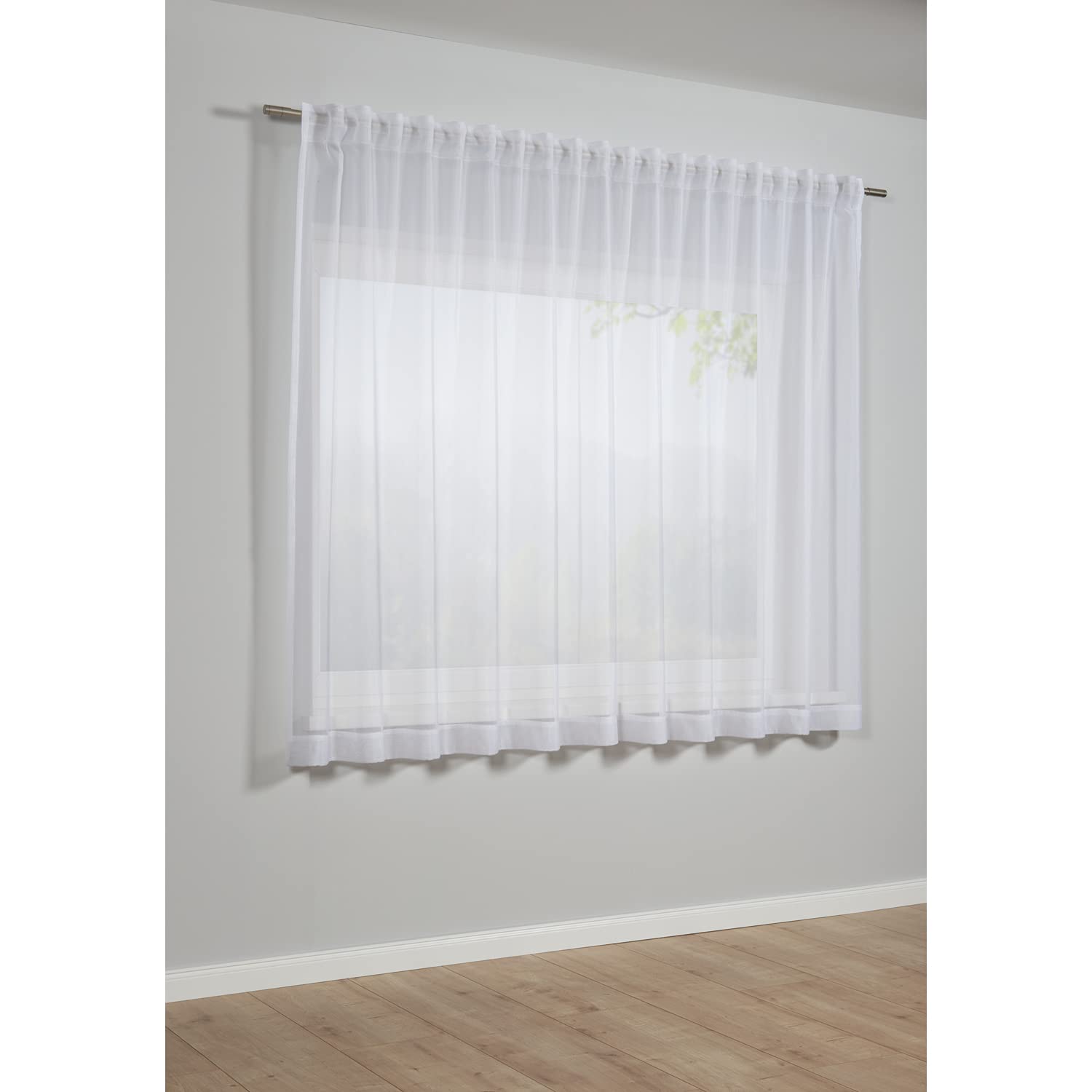 Gardinia Country Voile Gardine Weiß 450x175 cm