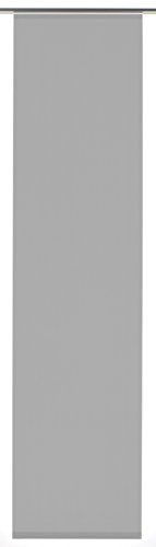 Gardinia Solid Flächenvorhang Entry Grau 60x245 cm Sichtschutz