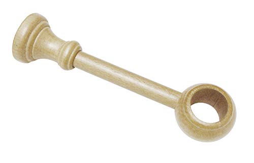 Gardinia Chicago Träger geschlossen 28 mm Natur 17 cm Holz