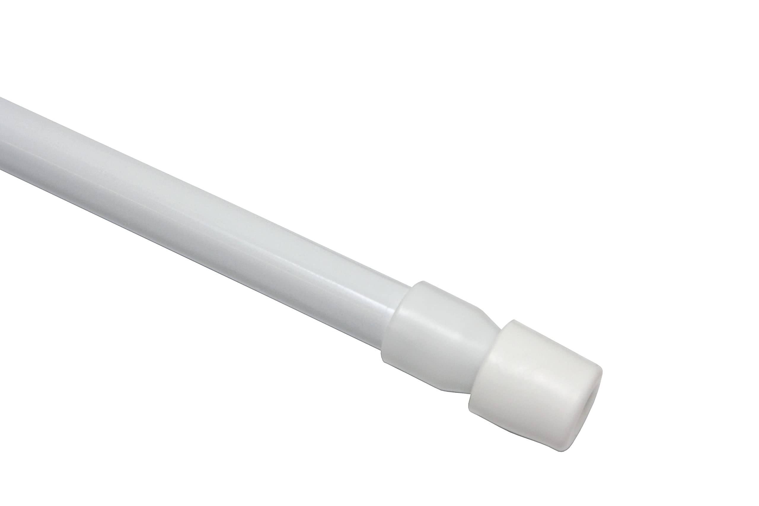 GARDINIA Chicago Klemmstange 45-65 cm Weiß ohne Bohren