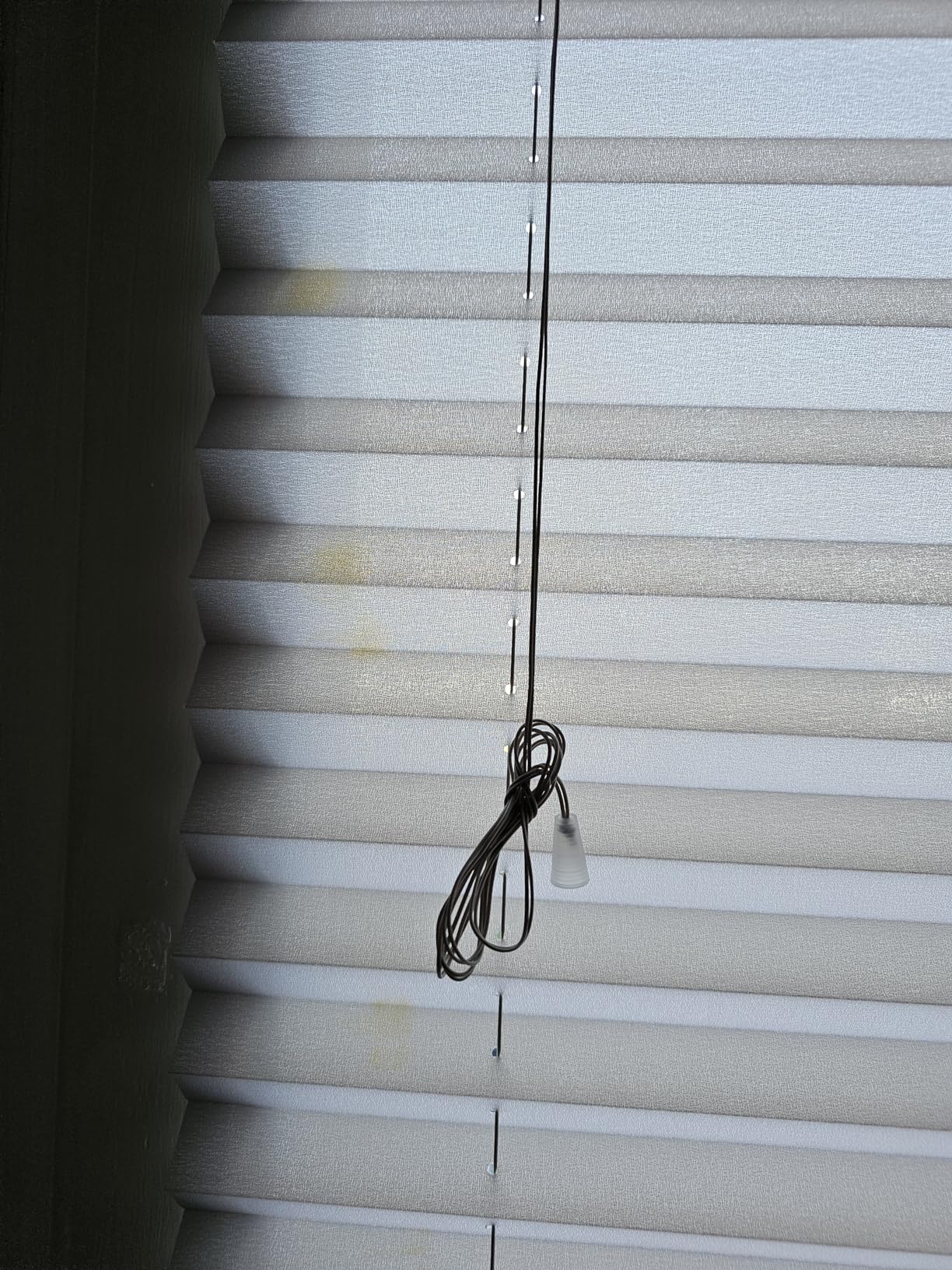 K-Home Plissee Klebe Weiß B80xH210 cm Lichtschutz