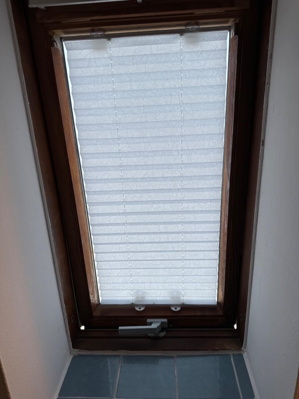 GARDINIA Solo Plissee Grau 47,3x100 cm Dachfenster
