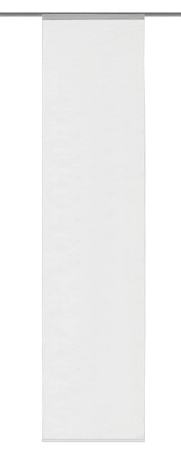 Home Fashion Schiebegardine Rom 245x60 Weiß mit Zubehör