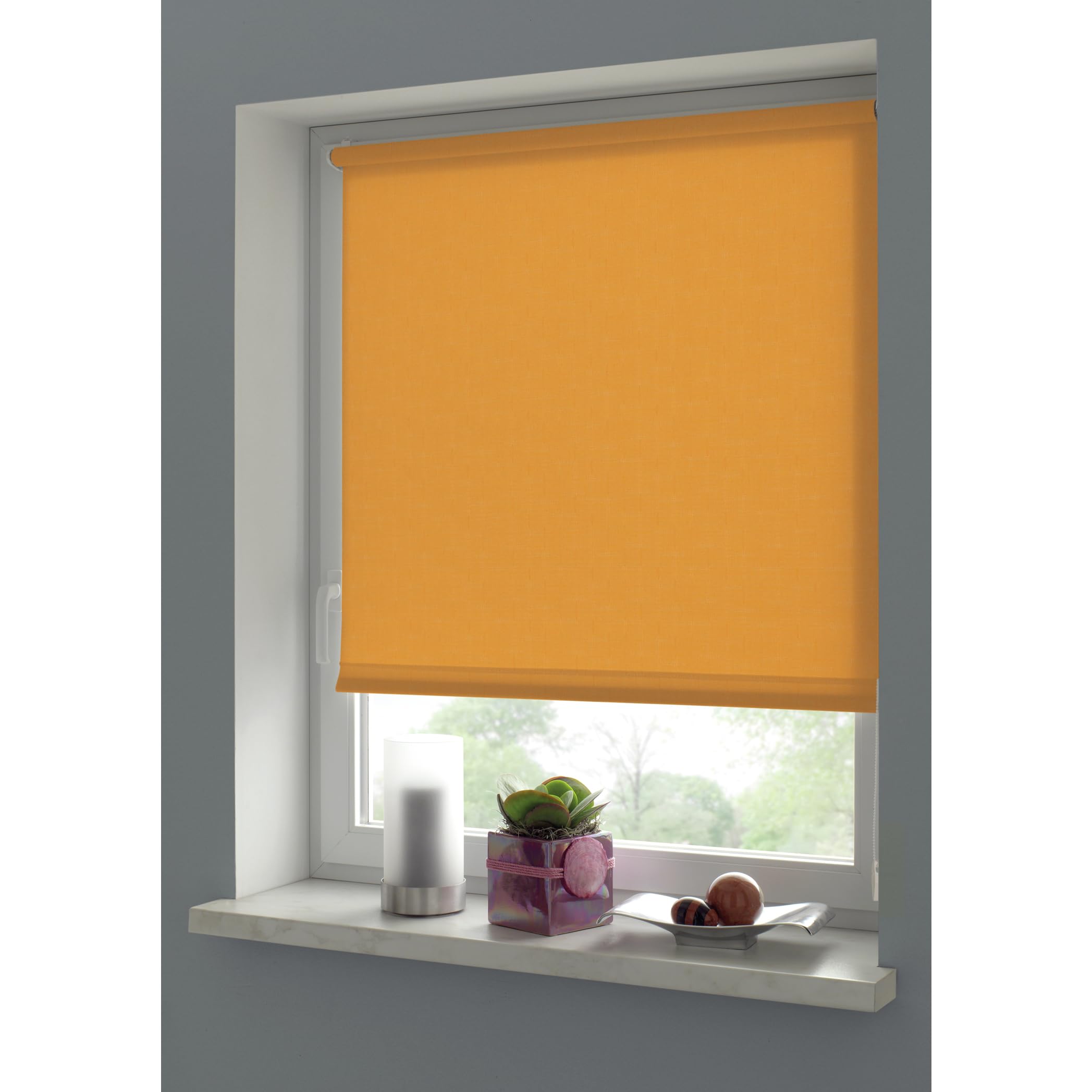 Gardinia Easyfix Rollo 60x150 cm Orange blickdicht