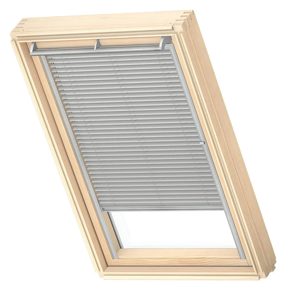 VELUX Jalousien C02 Jalousie Lichtgrau Matt Silber