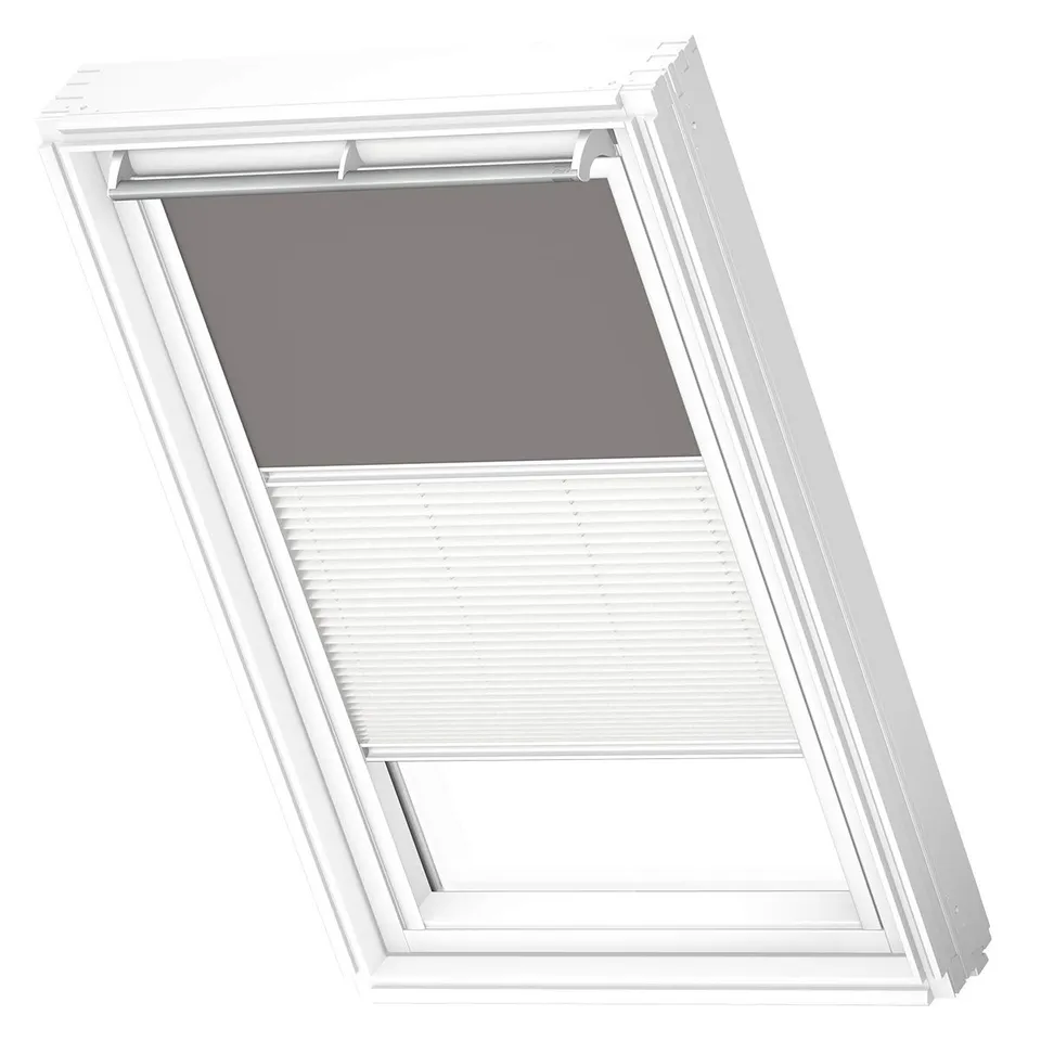 Velux Verdunkelung Plus DFD C02 Rollo Grau weiß