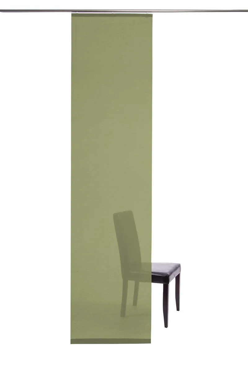 Homing Flächenvorhang Uni 245x60 cm schilf