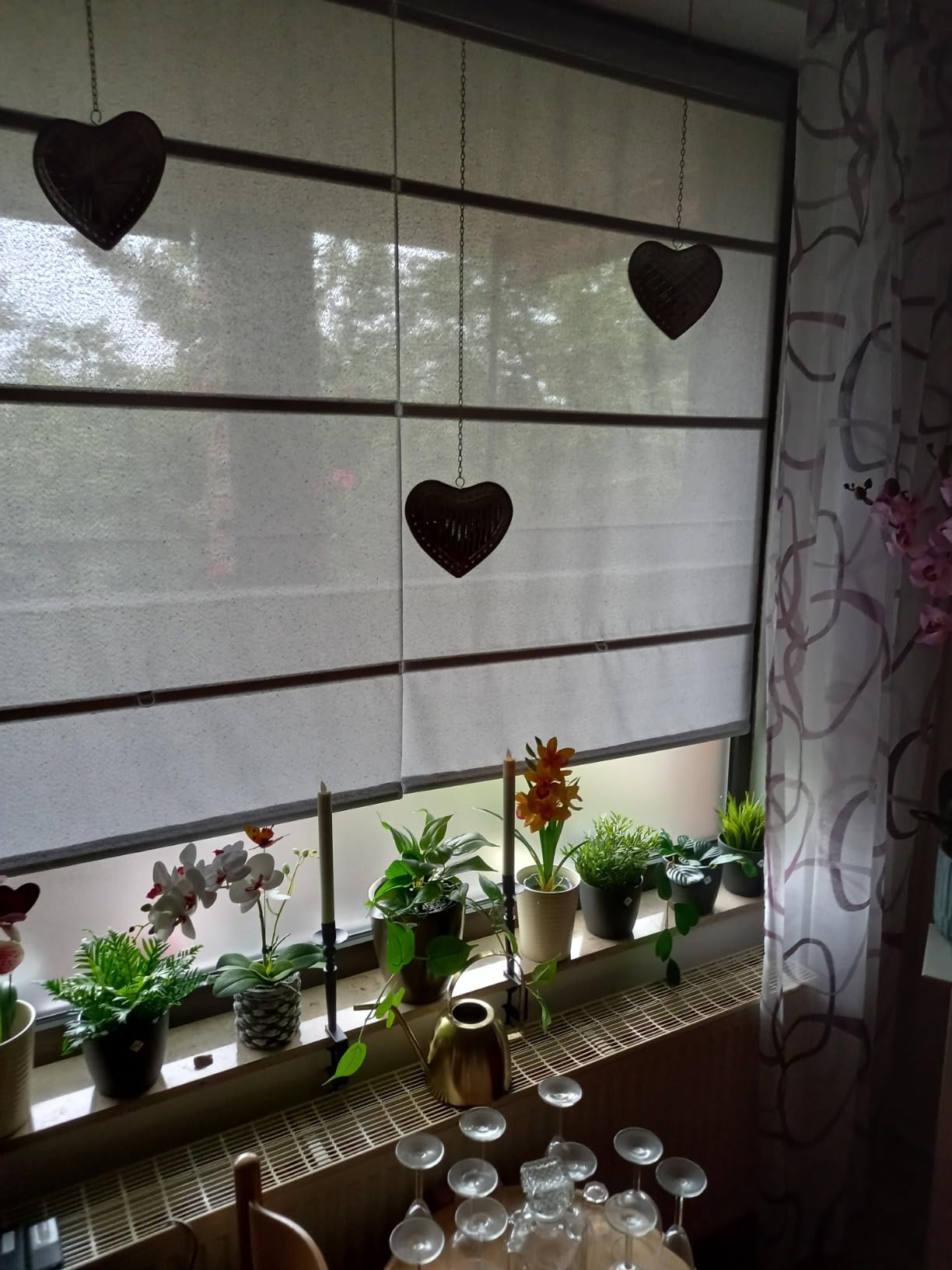 GARDINIA EASYFIX Raffrollo 100x140 cm Grau blickdicht