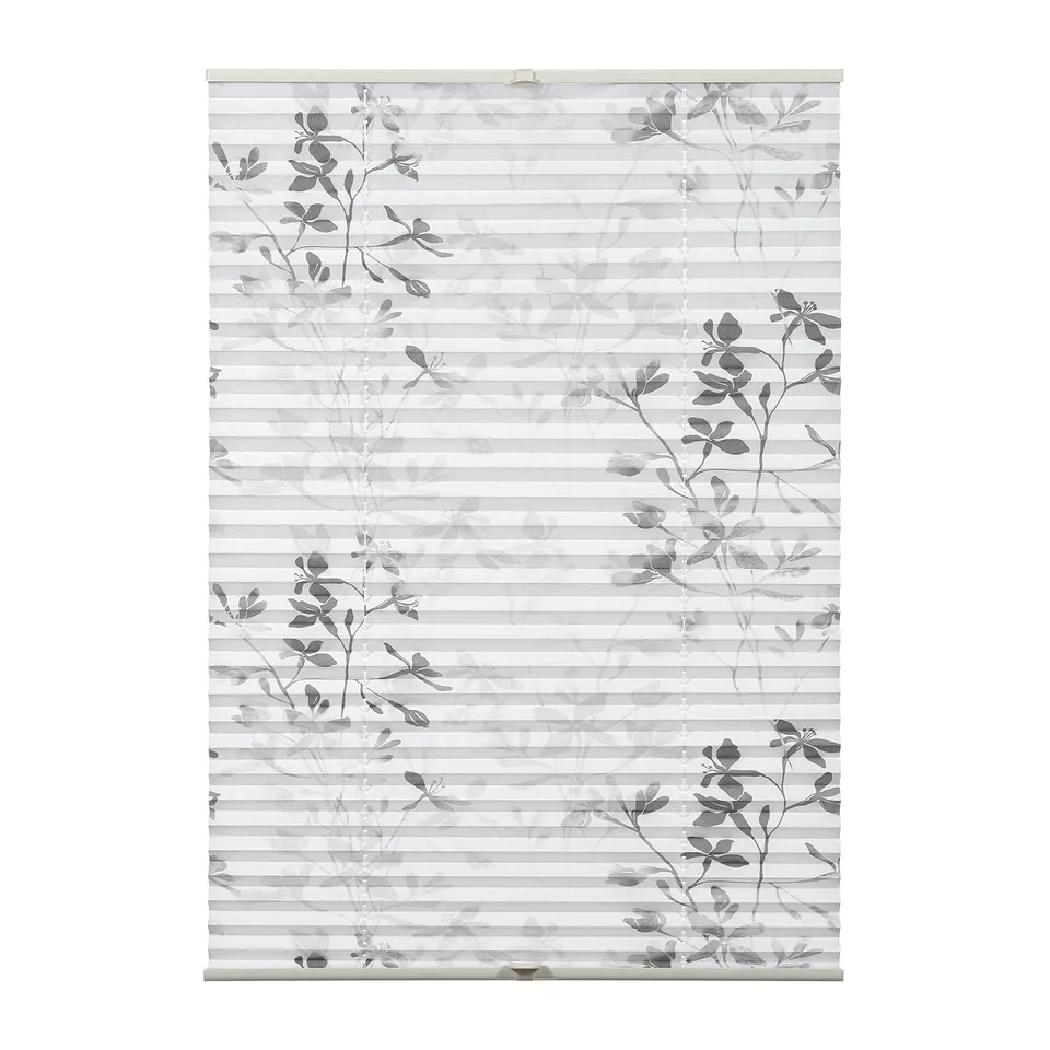 GARDINIA Bella EASYFIX Plissee Weiß 80x130 cm blickdicht