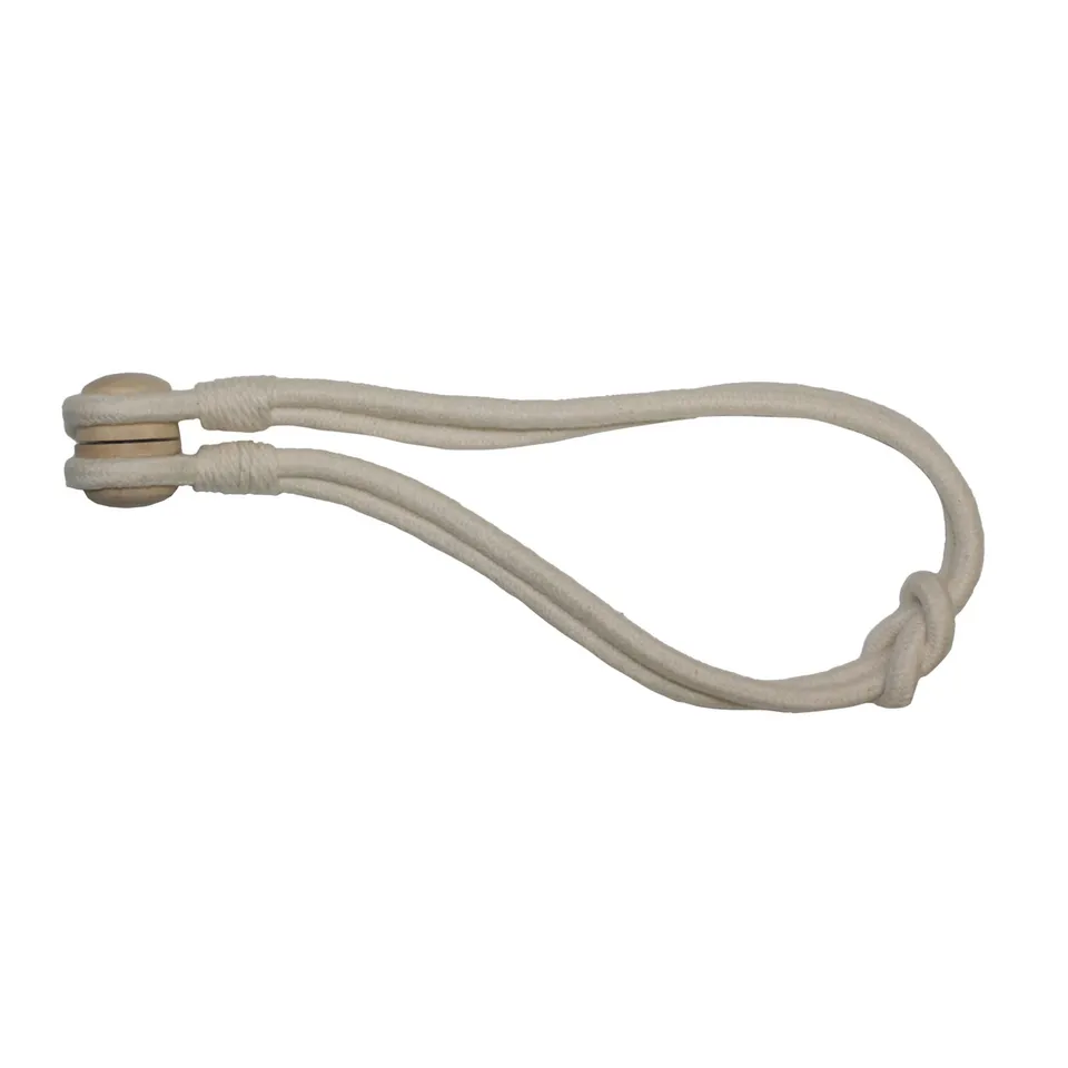 GARDINIA Country Raffhalter Kordel beige Magnet 47 cm