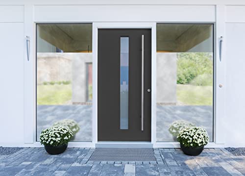 GARDINIA Solid Fensterfolie Spiegelfolie 90x150 silber statisch