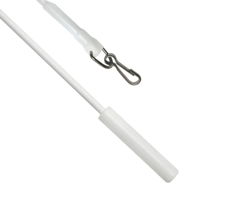 Gardinia Chicago Schleuderstab Weiß 75 cm 2 Stück Metall