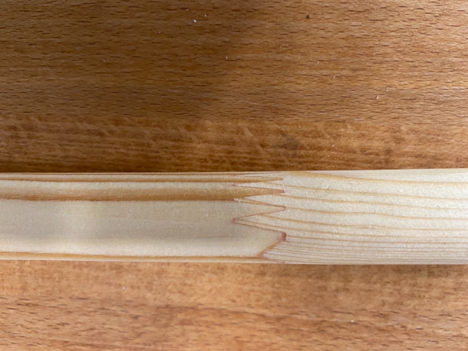 GARDINIA Country Gardinenstange Holz 160cm Castel-Eiche
