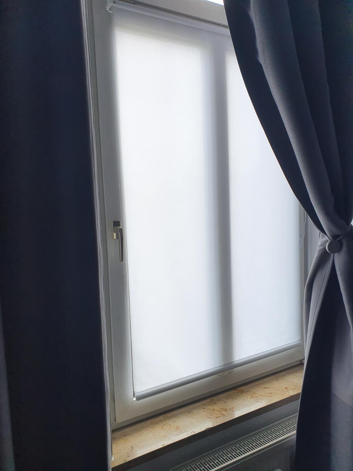 K-Home Minirollo Klemmfix 40x150 cm Weiß Tageslicht