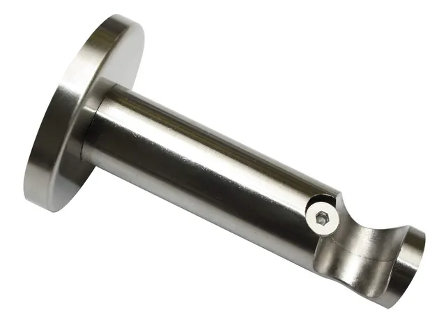 Gardinia Memphis Träger Ø16mm Edelstahl-Optik 7,5cm