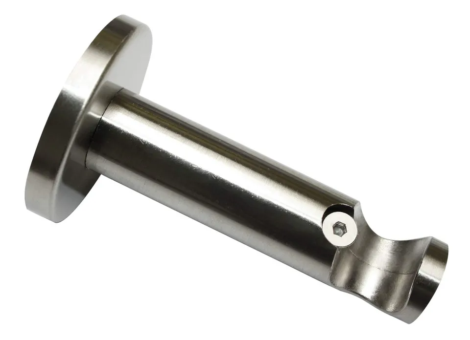 Gardinia Memphis Träger Ø16mm Edelstahl-Optik 7,5cm