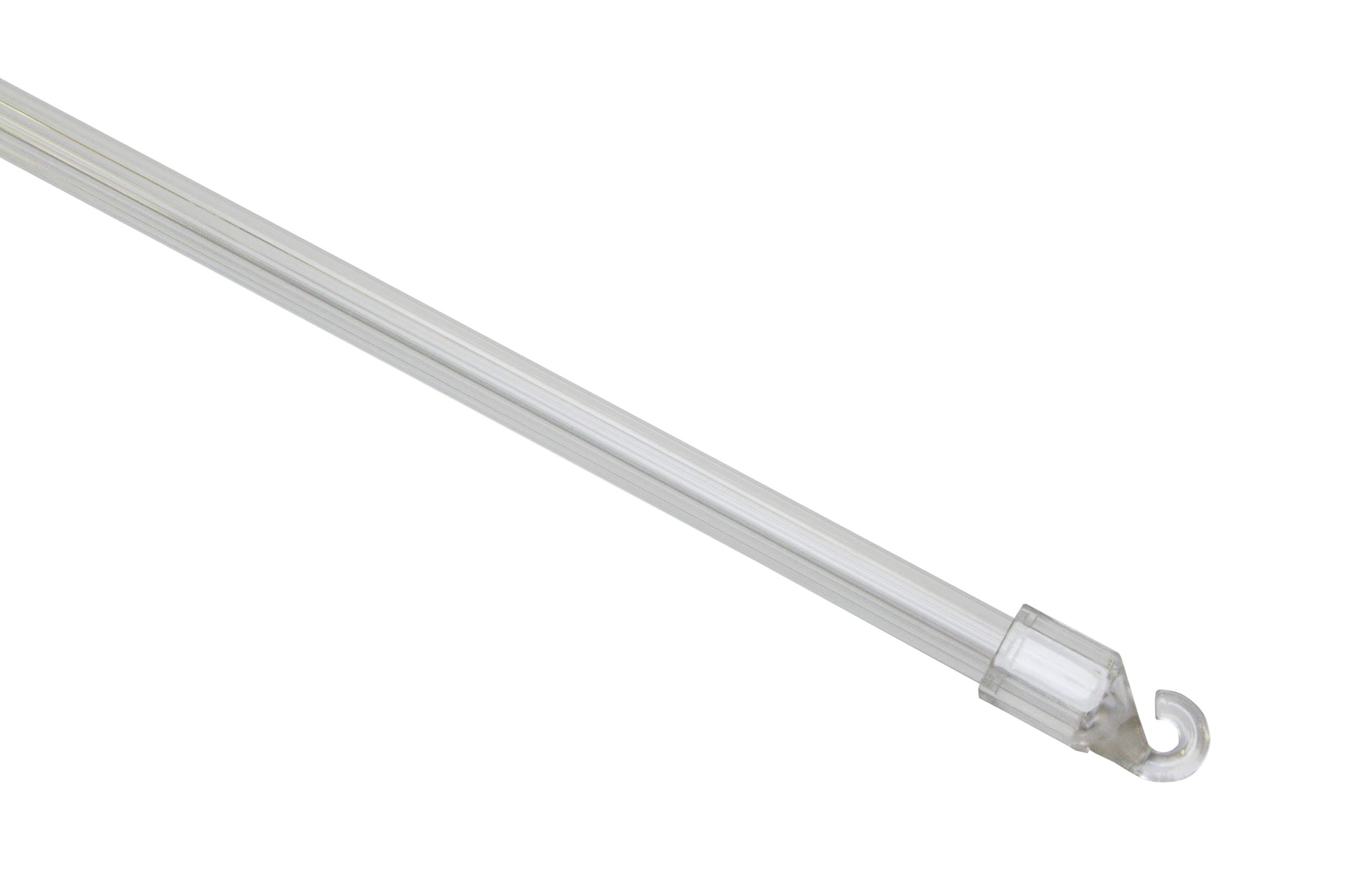 Gardinia Solid Wendestab Jalousie Glasklar 75 cm Kunststoff