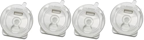 GARDINIA Plissee Solo Saugnapf-Set mit Clip transparent 2 Stück