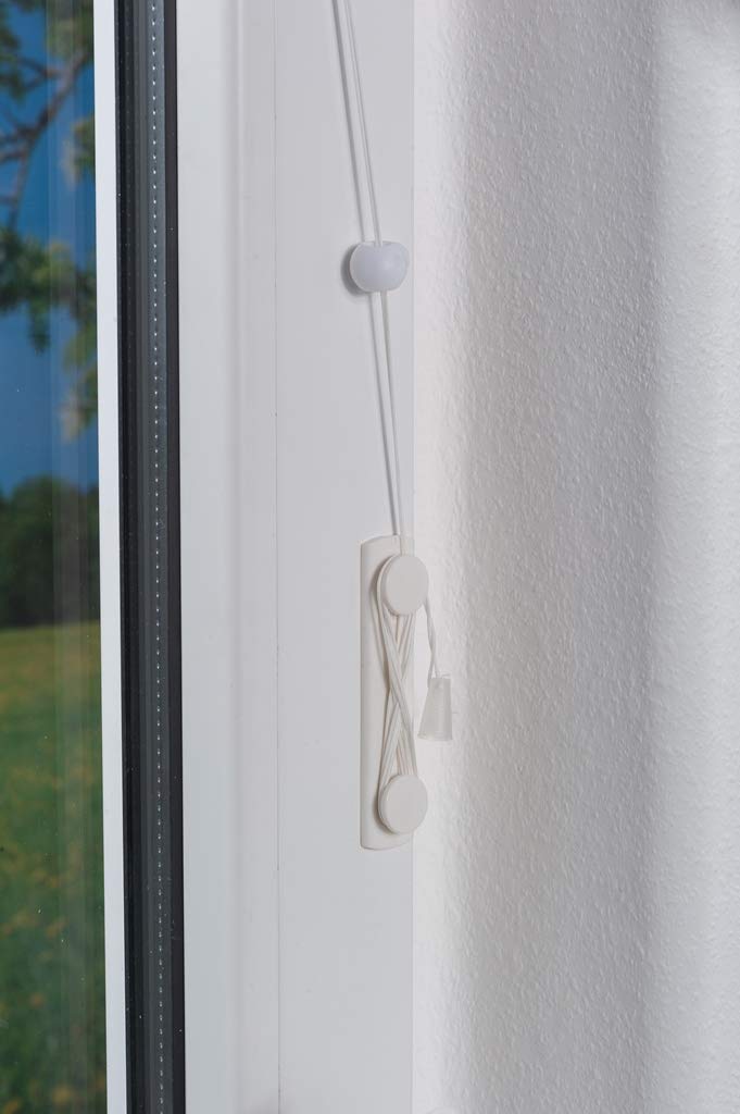 K-Home Plissee Klebe Weiß B80xH210 cm Lichtschutz