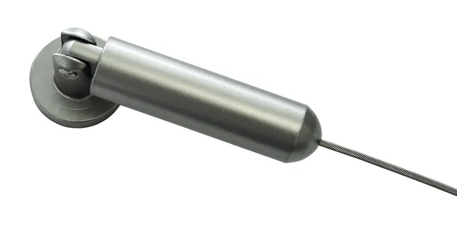 Gardinia Chicago Seilspanngarnitur 500 cm silber-matt Metall