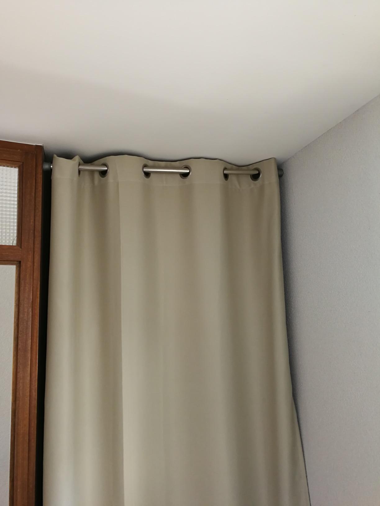 GARDINIA Denver Spannstange Metall 80-130cm weiß ohne Bohren