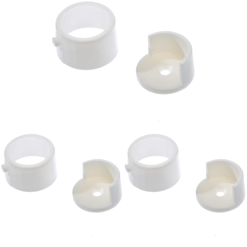 GARDINIA Windsor Wandlager Ø25 mm Edelstahl-Optik Metall