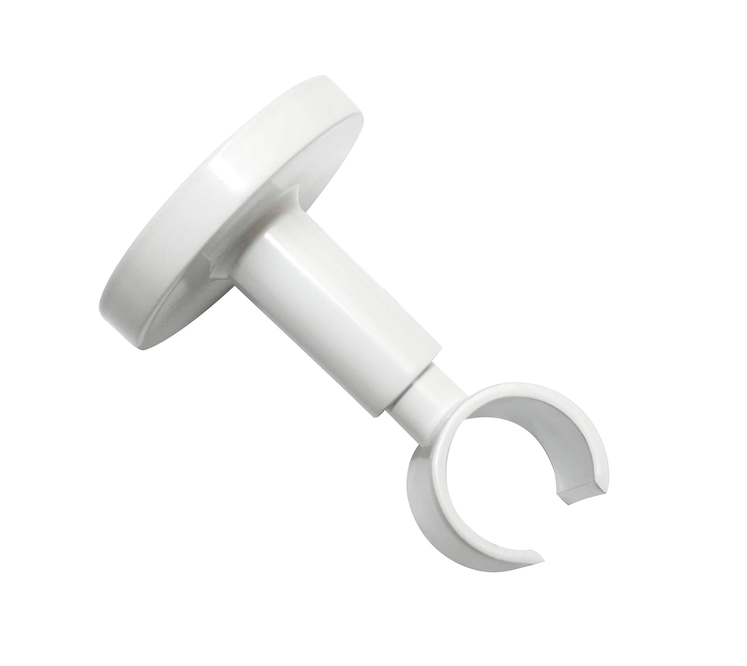 Gardinia Chicago Deckenträger Ø20mm Weiß Metall 1-läufig