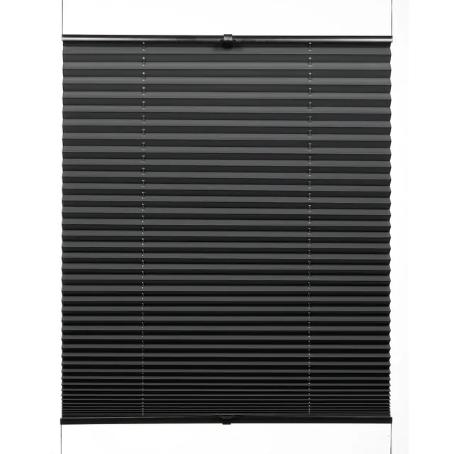 GARDINIA Plissee Concept Thermo Plissee schwarz 80x130 cm