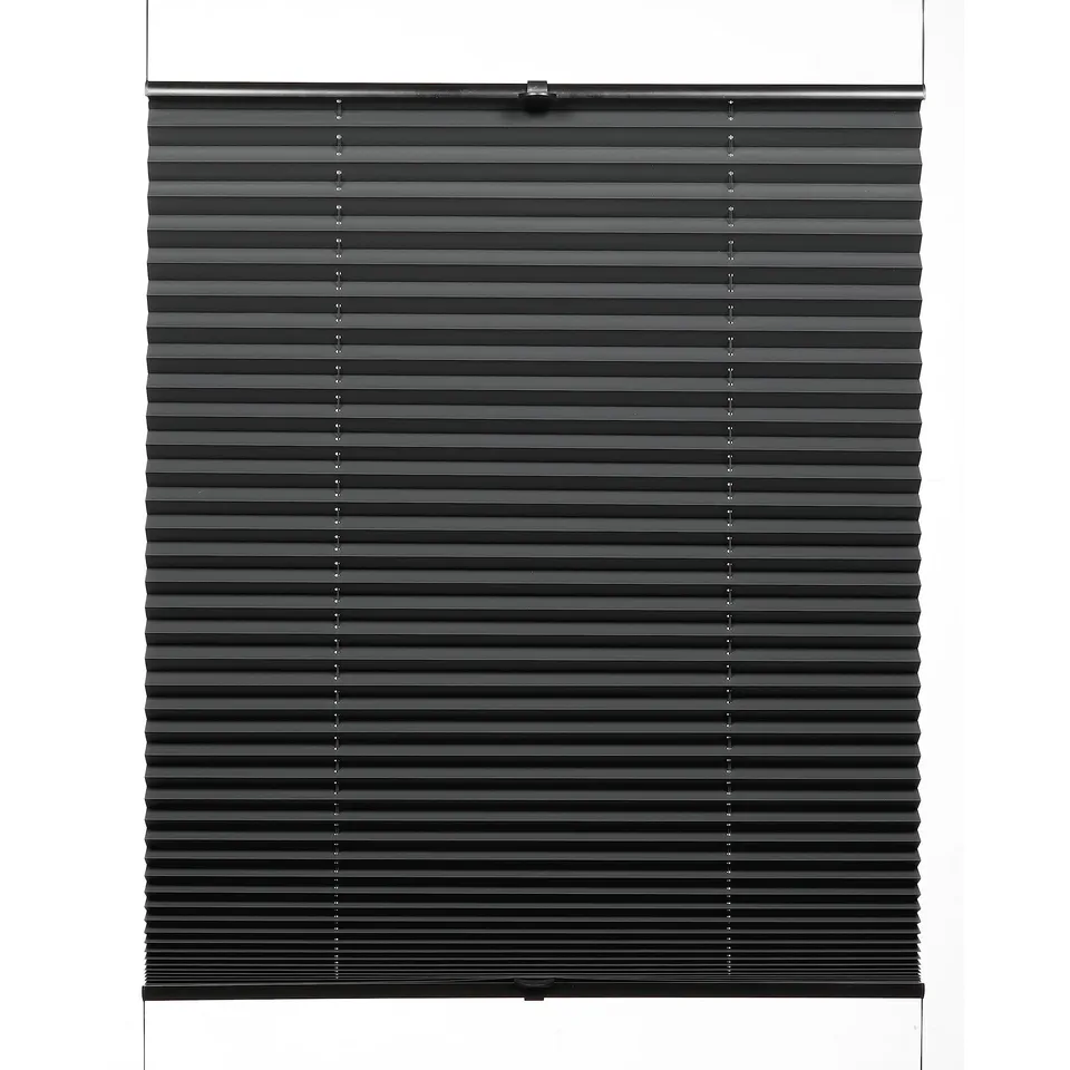 GARDINIA Plissee Concept Thermo Plissee schwarz 80x130 cm