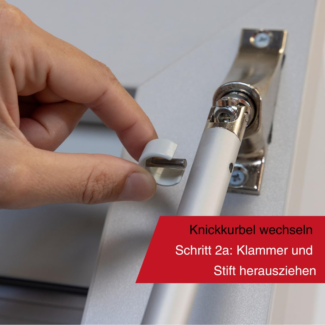 WAREMA Terrea Knickkurbel Raffstore-Kurbel 14 cm Aluminium